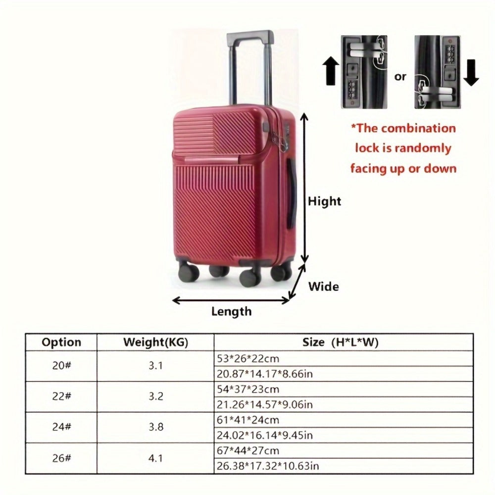 Carry On Luggage – 20 Inch, USB Charging, for Travel & Everyday Use – detail view 6