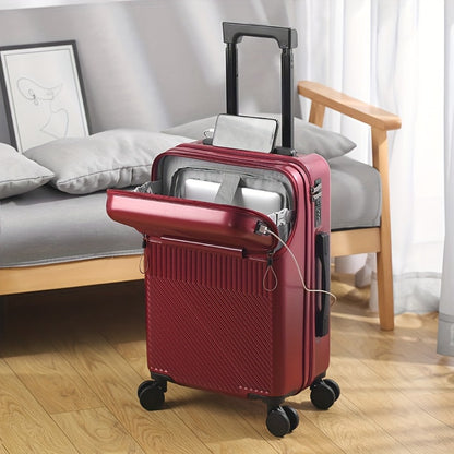 Carry On Luggage – 5 Colors, 20 Inch, Combination Lock, Spinner Wheels – detail view 2