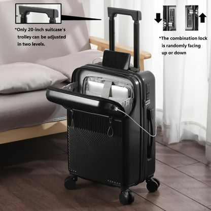 Carry On Luggage – 20 Inch, Combination Lock, Lightweight, for Travel – detail view 4