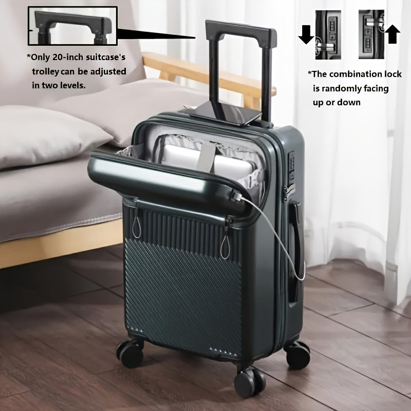 Carry On Luggage – 20 Inch, Combination Lock, Lightweight, for Travel – detail view 22