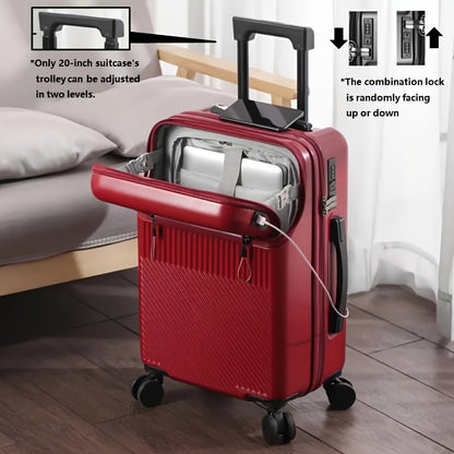 Carry On Luggage – 20 Inch, Combination Lock, Lightweight, for Travel – detail view 20