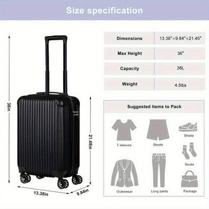Carry On Luggage – 20 Inch, Lightweight, TSA Lock, for Travel – detail view 3