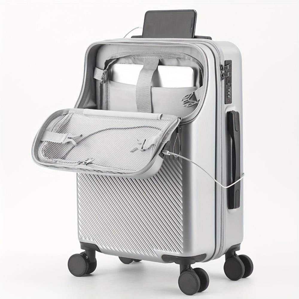 Carry On Luggage – 20 Inch, USB Charging, Spinner Wheels, for Travel – detail view 4