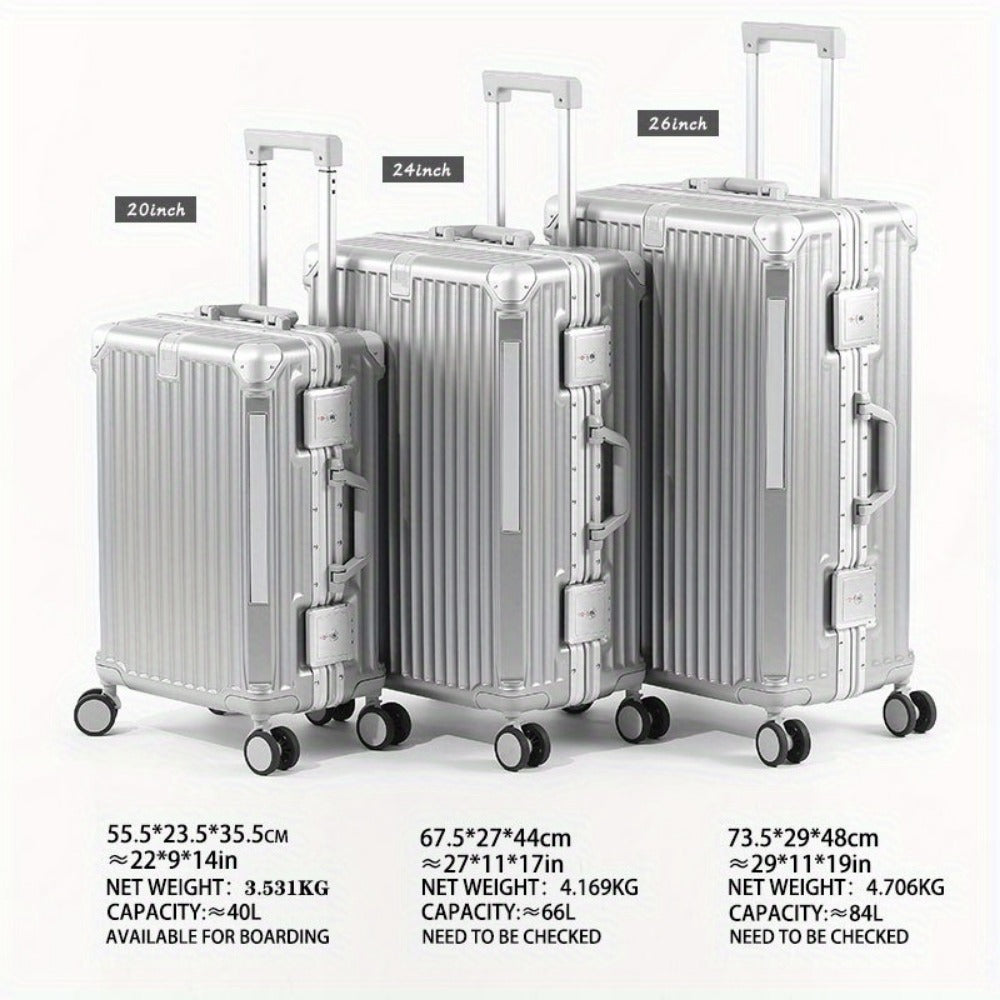 Carry On Luggage – 26 Inch, Large Capacity, Lightweight, for Travel – detail view 7