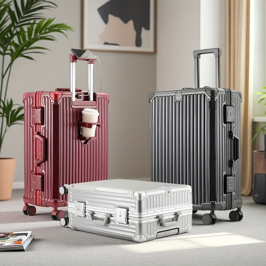 Carry On Luggage – 26 Inch, Large Capacity, Lightweight, for Travel – front view