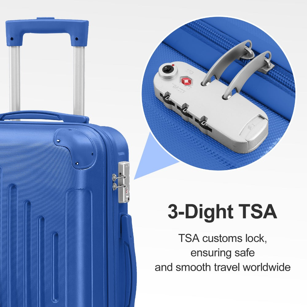 Carry On Luggage – 5 Colors, 28 Inch, Hardshell, TSA Lock – detail view 28