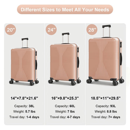 Carry On Luggage – 28 Inch, Lightweight, Combination Lock, for Travel & School – detail view 20