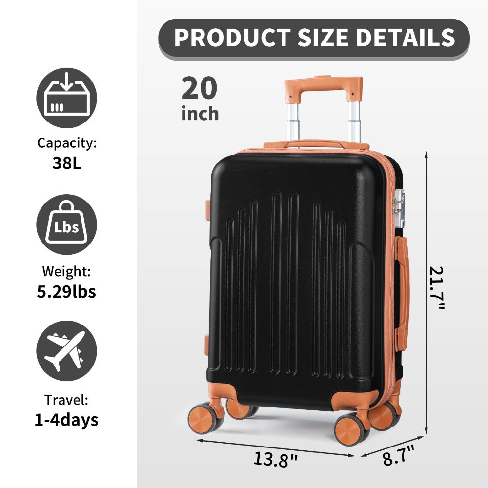 Carry On Luggage – 28 Inch, Spinner Wheels, TSA Lock, Lightweight – detail view 25