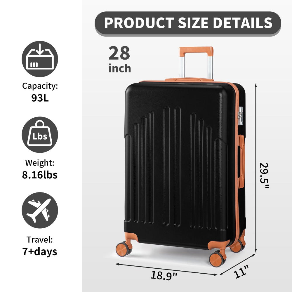 Carry On Luggage – 28 Inch, Spinner Wheels, TSA Lock, Lightweight – detail view 50