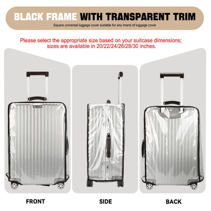 Carry On Luggage – 3 Pack, 28 Inch, PVC, Clear – detail view 10