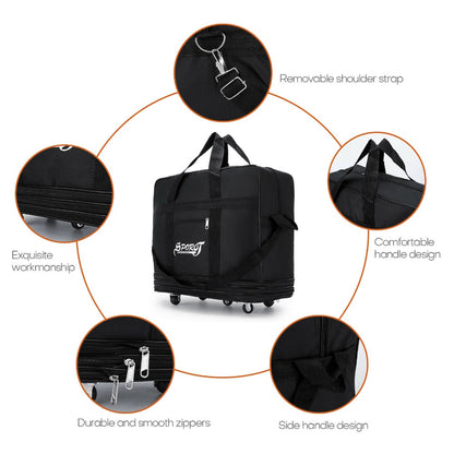 Carry On Luggage – 32 Inch, 77L, Expandable, Foldable – detail view 9