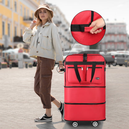 Carry On Luggage – 36 Inch, Spinner Wheels, Expandable, Foldable – detail view 9