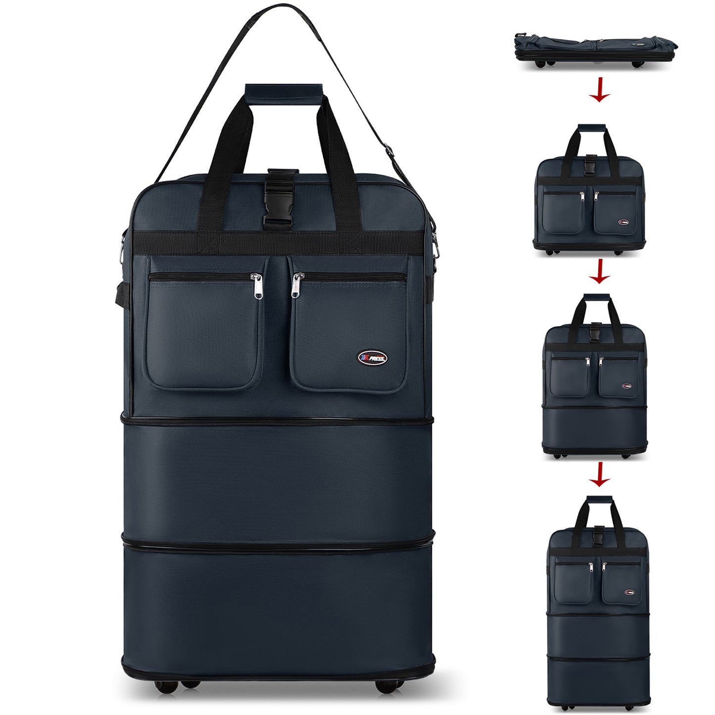 Carry On Luggage – 40 Inch, Expandable, Foldable, Spinner Wheels – detail view 70