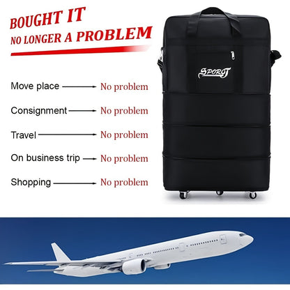 Carry On Luggage – 42 Inch, Expandable, Waterproof, Foldable – detail view 9