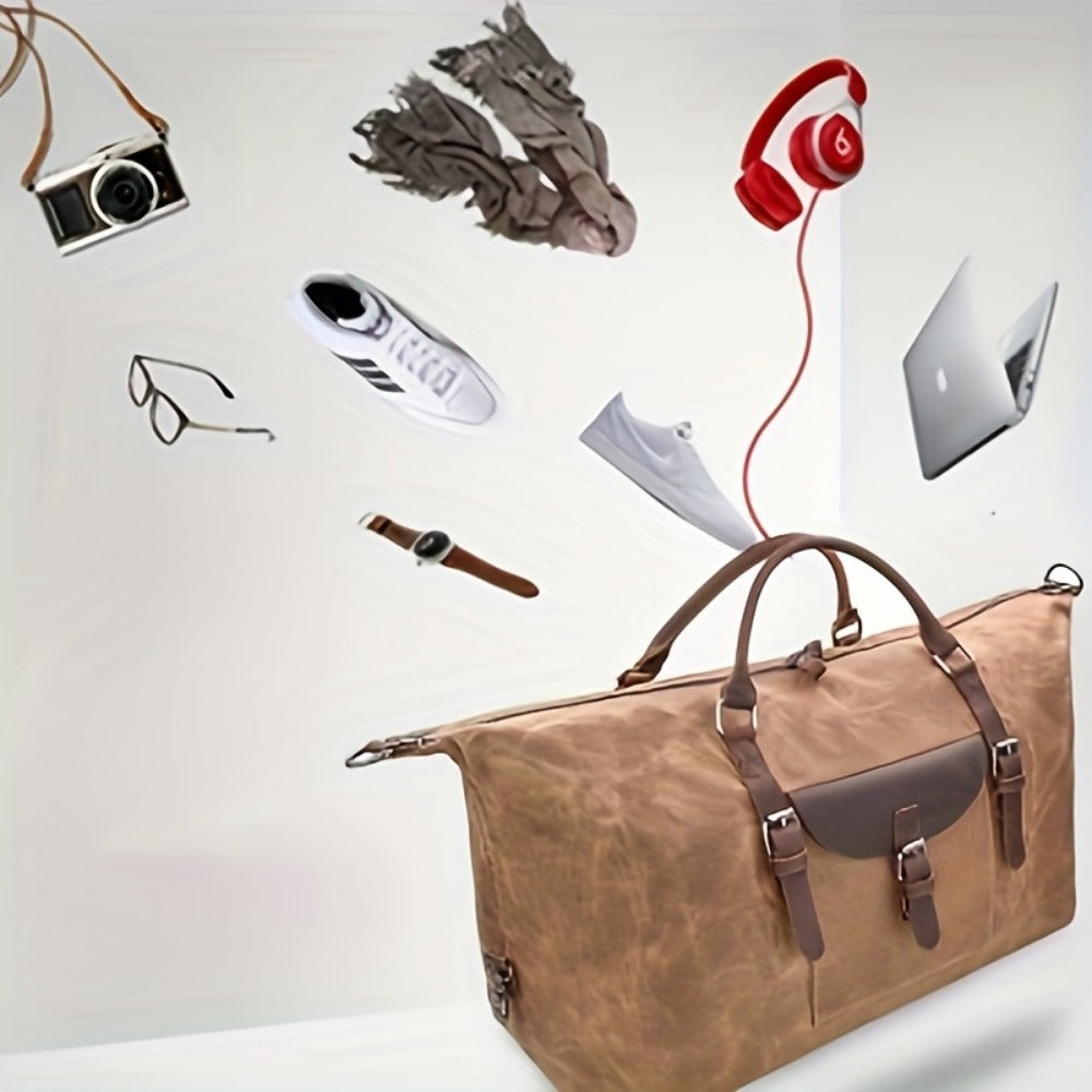 Carry On Luggage – Canvas, Waterproof, Oversized, for Travel – detail view 11