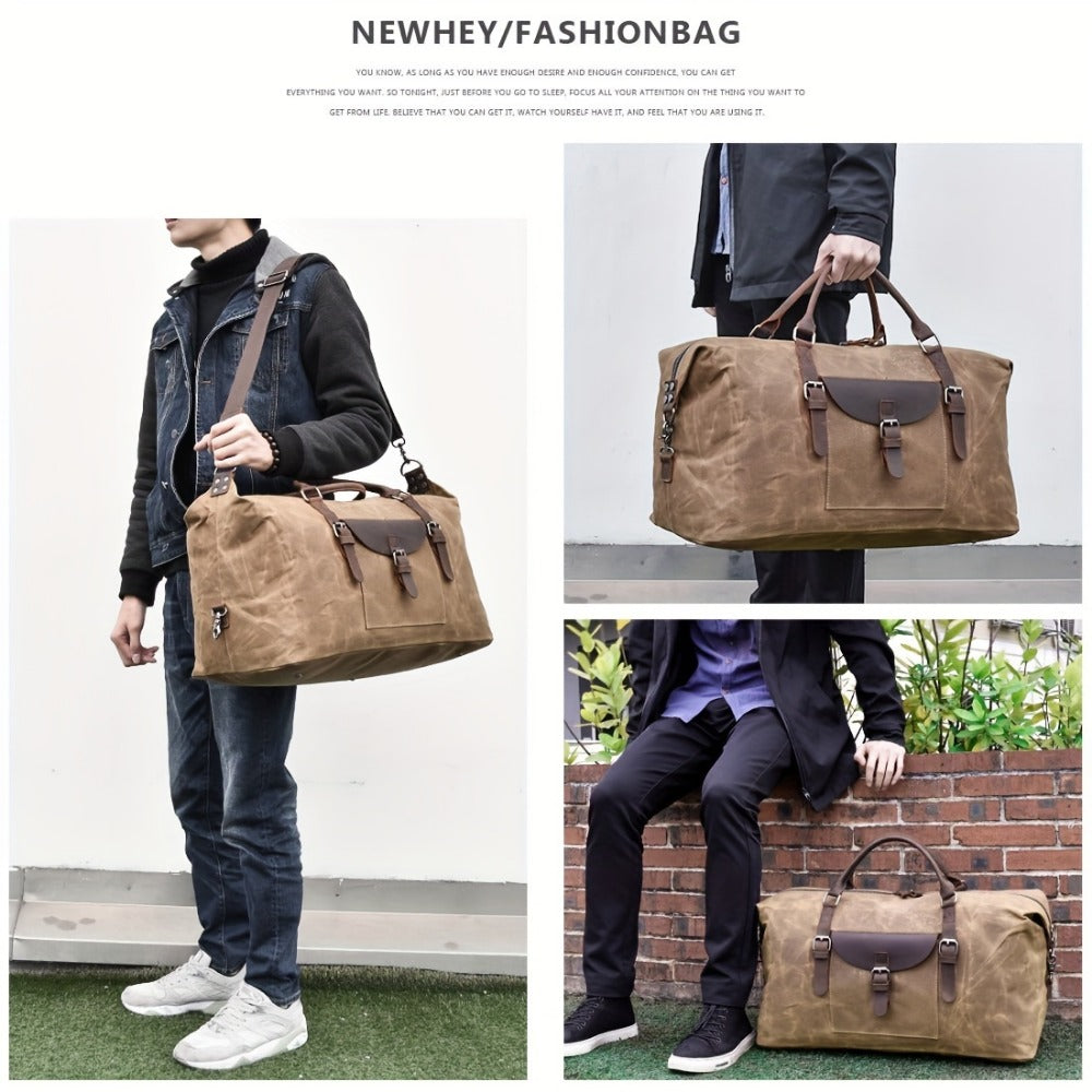 Carry On Luggage – Canvas, Waterproof, Oversized, for Travel – detail view 8