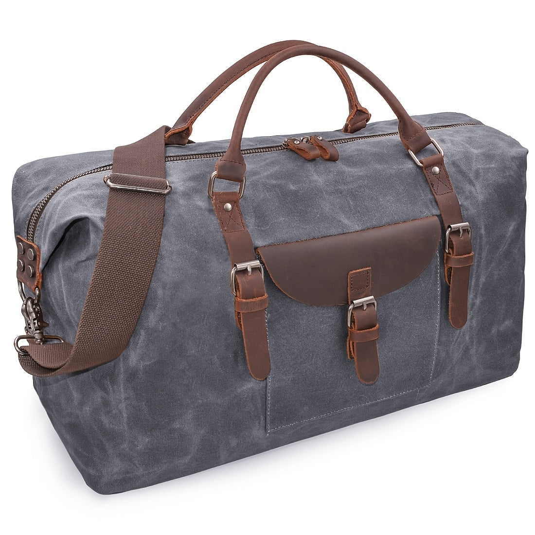 Carry On Luggage – Canvas, Waterproof, Oversized, for Travel – front view - product view 14