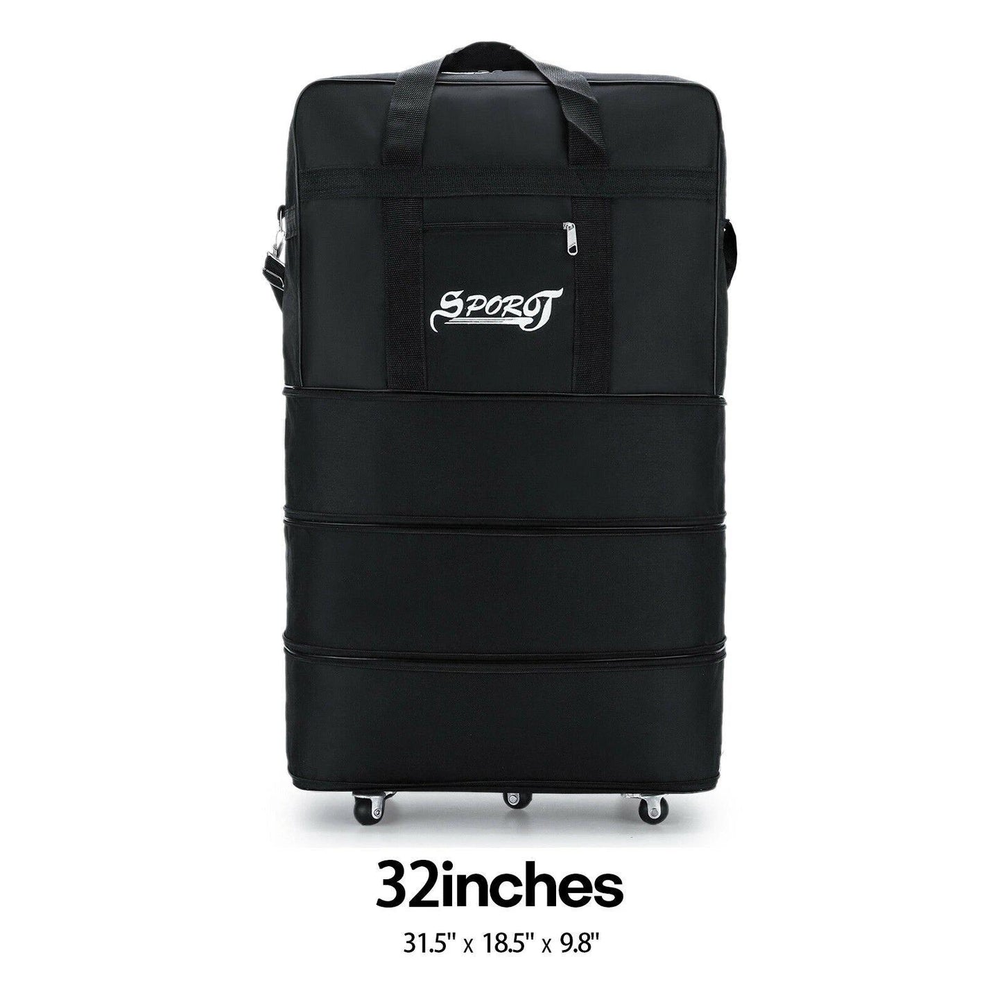 Carry On Luggage – Expandable, Foldable, for Travel – front view - product view 18