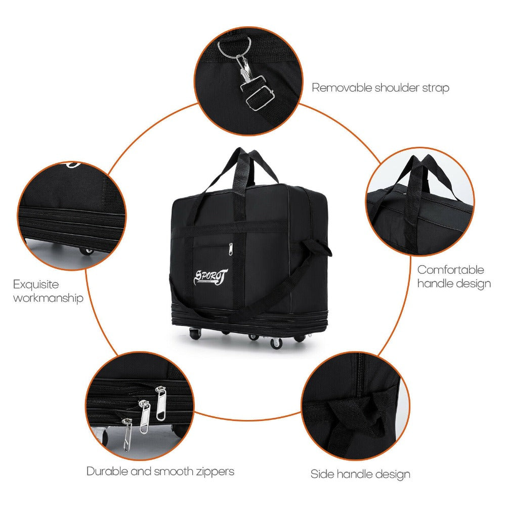 Carry On Luggage – Expandable, Foldable, for Travel – detail view 6