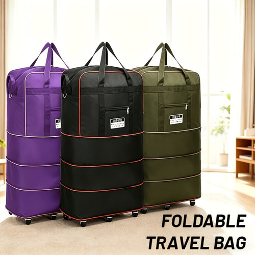 Carry On Luggage – Foldable, Large Capacity, Expandable, for Travel – front view
