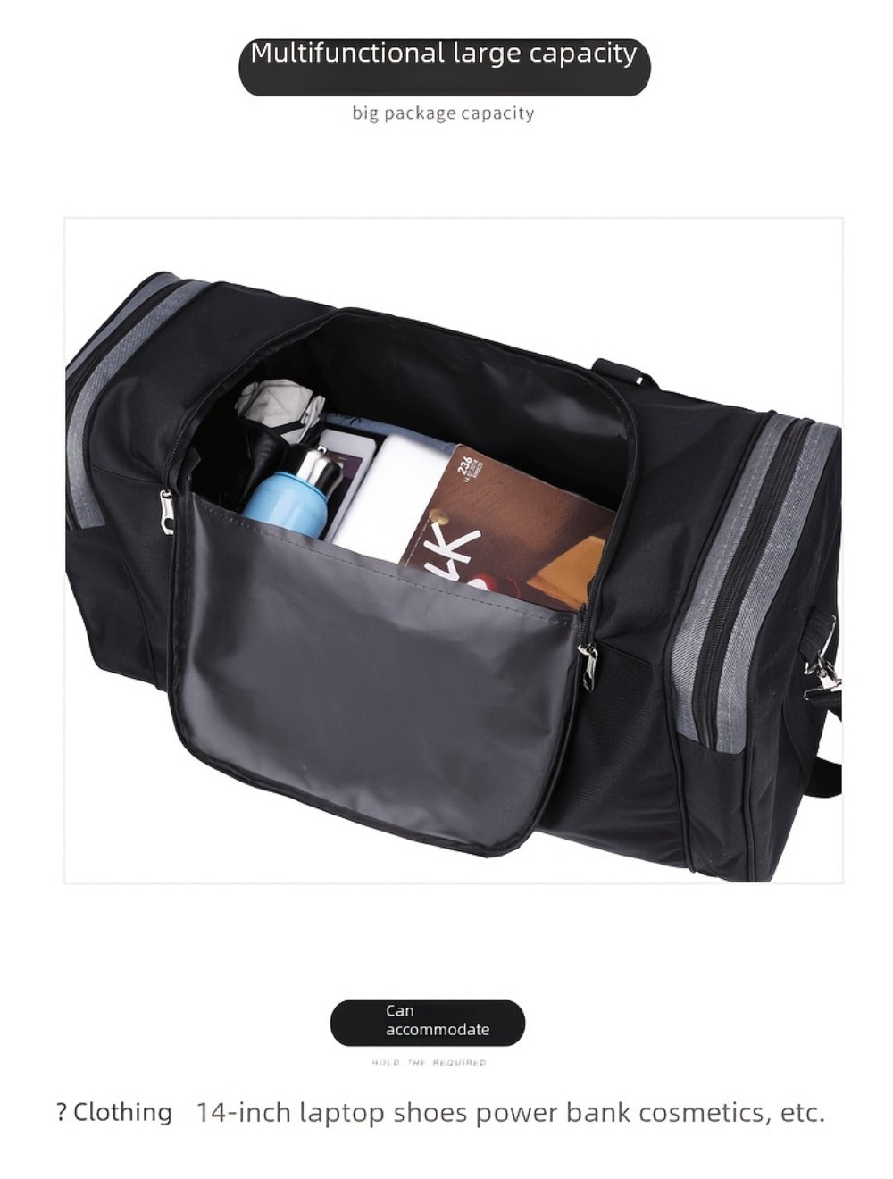 Carry On Luggage – Foldable, Large Capacity, Lightweight, for Travel – detail view 26