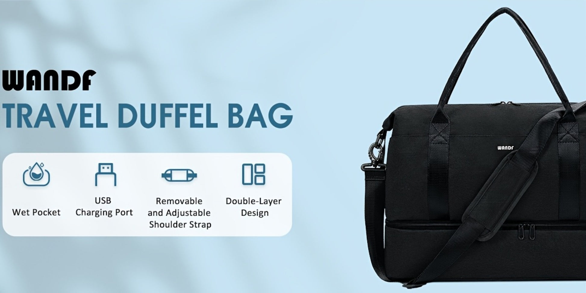 Carry On Luggage – 6 Colors, Foldable, USB Charging, for Travel – detail view 19