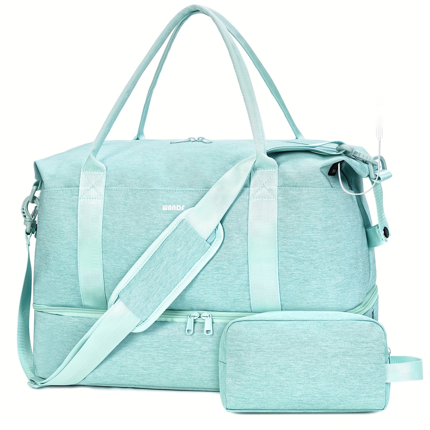 Carry On Luggage – 6 Colors, Foldable, USB Charging, for Travel – alternate view