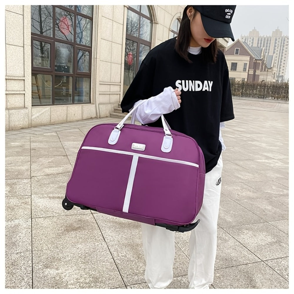 Carry On Luggage – Large Capacity, Lightweight, Foldable, for Travel & School – detail view 7