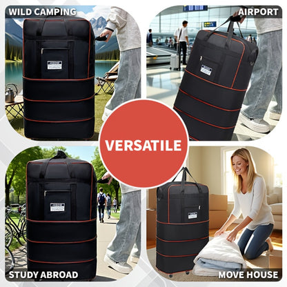 Carry On Luggage – Large Capacity, Expandable, Foldable, for Travel – detail view 3