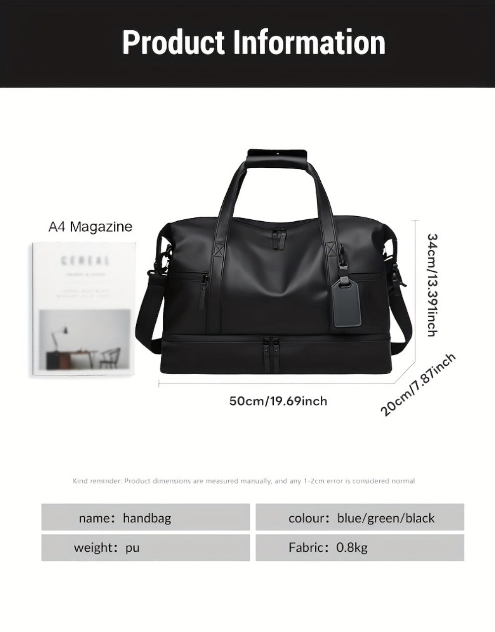 Carry On Luggage – Large Capacity, for Travel – detail view 25