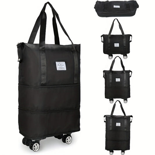 Carry On Luggage – Nylon, Foldable, Large Capacity, for Travel – front view