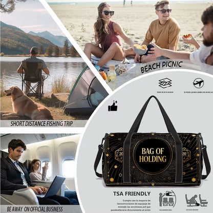 Carry On Luggage – Polyester, Large Capacity, Adjustable Strap, for Travel & Everyday – detail view 7