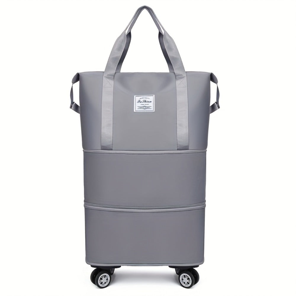 Carry On Luggage – Soft Shell, Expandable, Foldable, Spinner Wheels – detail view 2