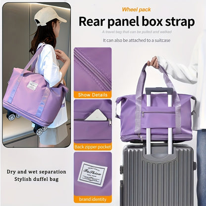 Carry On Luggage – Soft Shell, Expandable, Foldable, Spinner Wheels – detail view 5