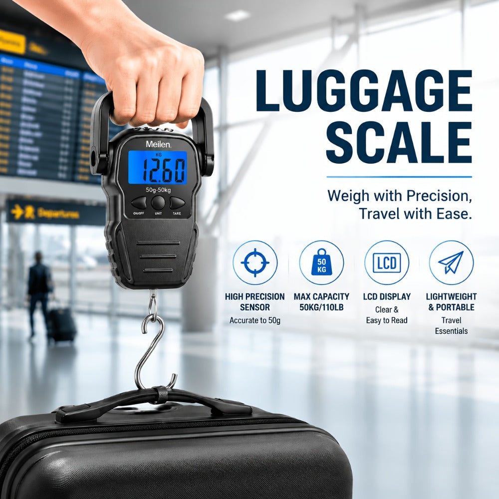 Carry On Luggage – for Travel, Digital Scale 110lb 50kg Portable – detail view 7