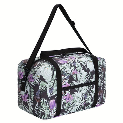 Carry On Luggage – for Travel, Floral Print Duffel Weekender Overnight – detail view 24