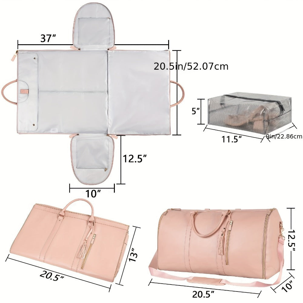 Carry On Luggage – for Travel, Garment In Hanging Duffle Carry – detail view 5