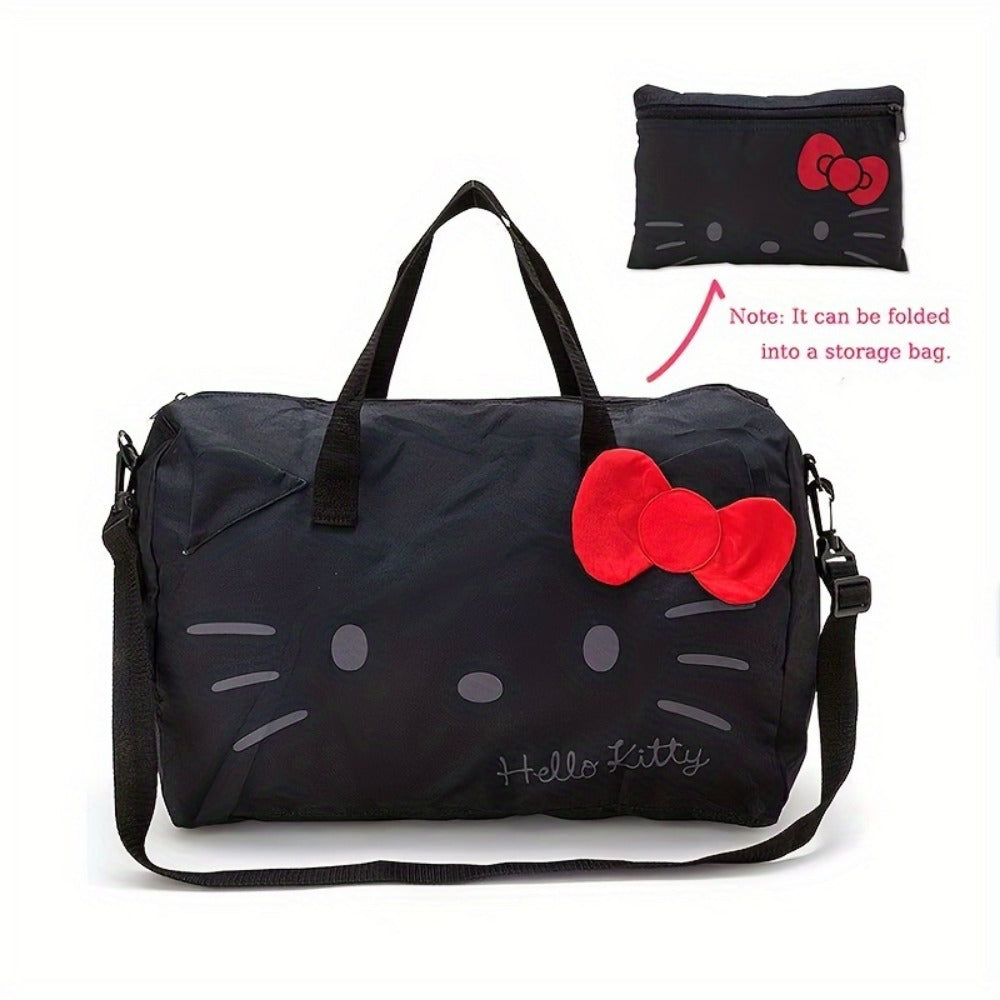 Carry On Luggage – for Travel, Hello Kitty Duffel Shoe Compartment – detail view 3