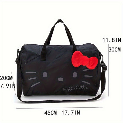 Carry On Luggage – for Travel, Hello Kitty Duffel Shoe Compartment – detail view 4