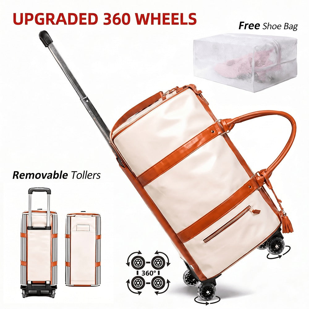 Carry On Luggage – for Travel, In Rolling Garment Suitcase Detachable – detail view 4