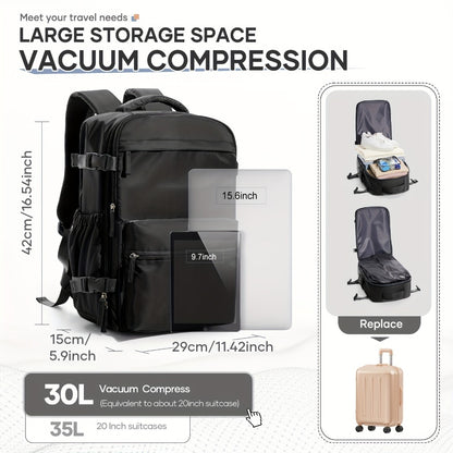 Carry On Luggage – for Travel, Vacuum Compression Air Pump Carry – detail view 6