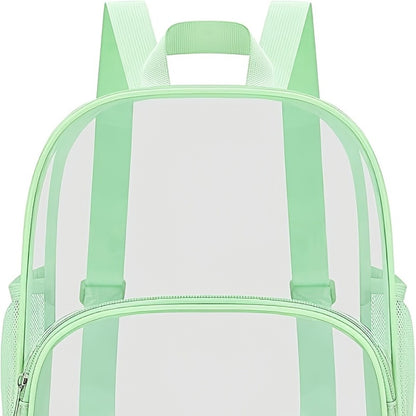Transparent Backpack, Suitable for Stadium Events, Concerts, Sports Competitions, Work And Travel