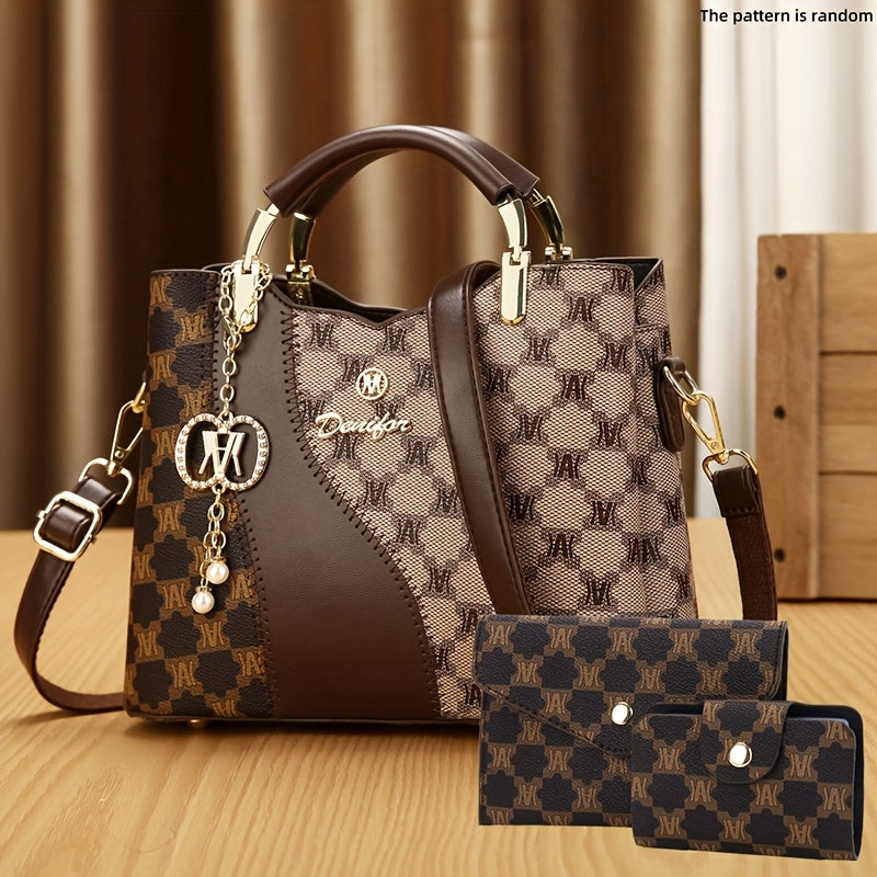 Women'S Shoulder Bag - Unique Design, New Fashion Multi-Piece Set, Versatile Crossbody Bag, Stylish And High-Quality, Casual Tote Bag