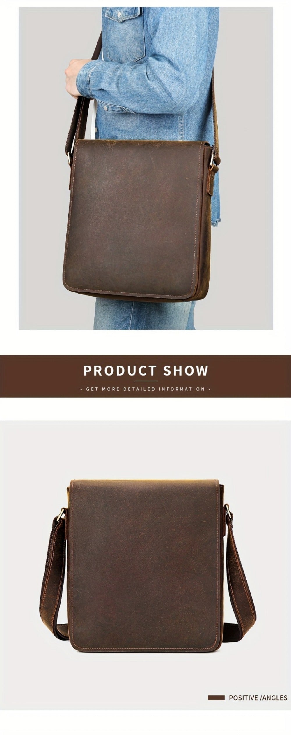 Laptop Bag – Genuine Leather, for Travel & Work | Bag Vero – detail view 14