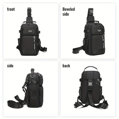 Men's Chest Bag Crossbody Sling Bag for Women Large Capacity Fashionable Travel Casual Phone Holder Gift for Boyfriend Him Perfect Gift Idea Four Types Of Carrying Methods Single Shoulder, Crossbody, Double Back, Handbag
