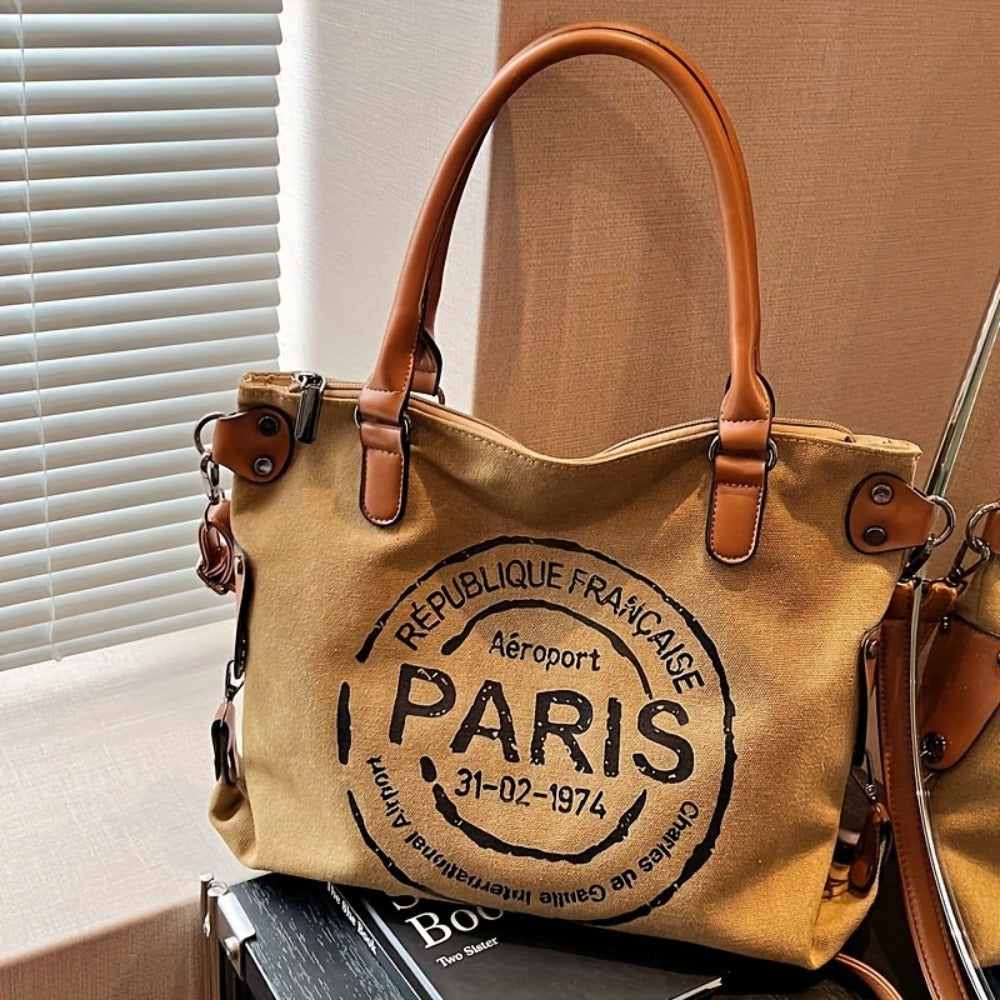New Large Capacity Portable Tote Bag with Adjustable Shoulder Strap Length, Single Shoulder Bag, Crossbody Bag