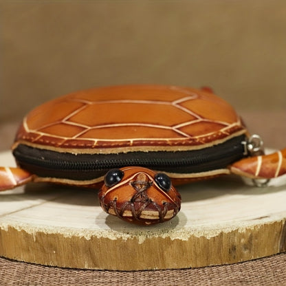 Women's Wallet – Handcrafted Retro Turtle Coin In | Bag Vero – detail view 2