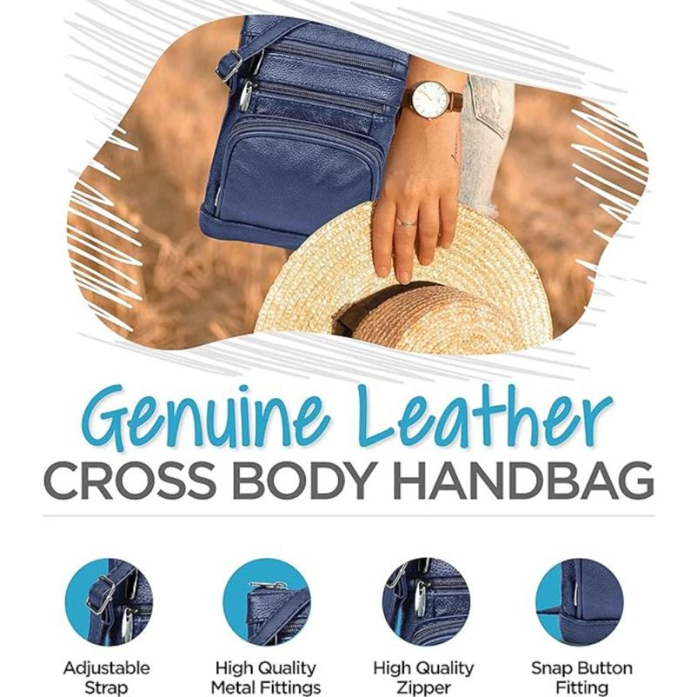 Women's Wallet – Genuine Leather, Multi Pocket, Adjustable Strap | Bag Vero – detail view 78