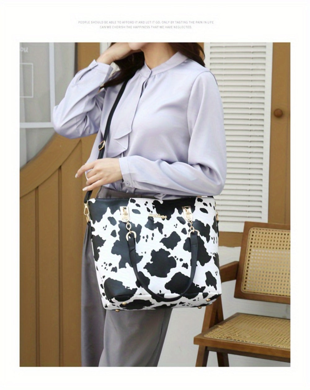 Crossbody Bag for Women – 6-Piece, PU Leather | Bag Vero – detail view 21