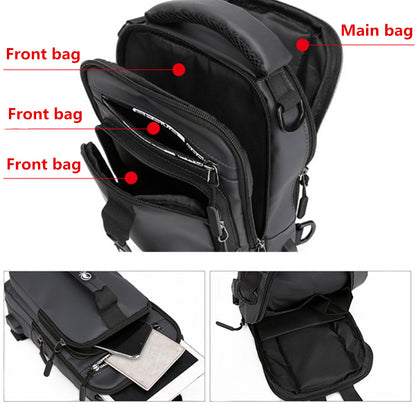 Oxford Cloth Shoulder Bag Crossbody Bag Chest Bag Suitable For Business Leisure Daily Travel